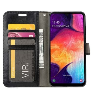 Lommebokdeksel 3-kort Samsung Galaxy A50 (SM-A505F)  - Svart