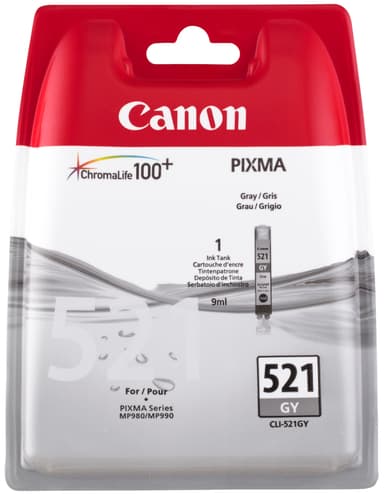 Canon blekkpatron CLI-521GY Grå