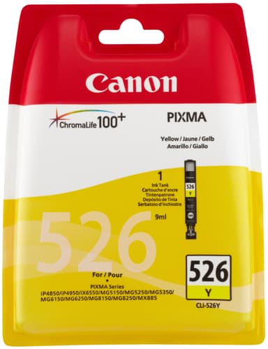 Canon blekkpatron CLI-526Y Gul