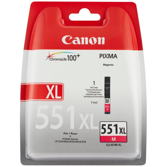 Canon blekkpatron CLI-551XL Magenta