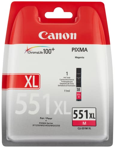 Canon blekkpatron CLI-551XL Magenta