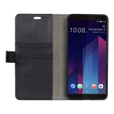 Lommebokdeksel 2-kort HTC U11 PLUS  - Svart