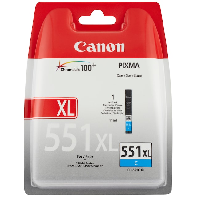 Canon blekkpatron CLI-551XL Cyan