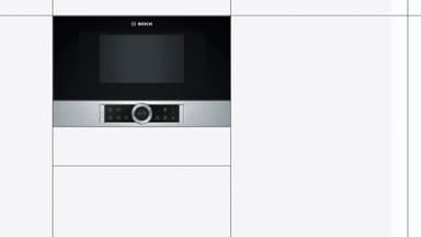 Bosch mikrobølgeovn BFL634GS1 innebygd