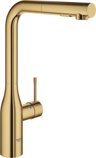 Grohe Essence blandebatteri m. L-kran og hånddusj (cool sunrise)