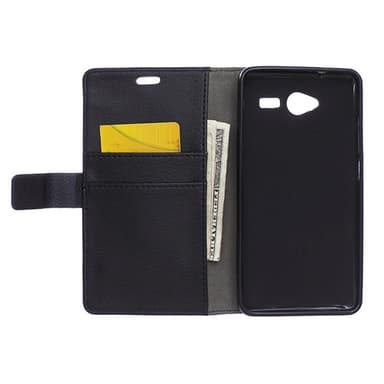 Lommebokdeksel 2-kort ZTE Blade L3  - Svart