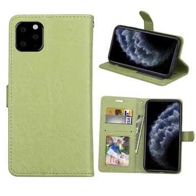 Lommebokdeksel 3-kort Apple iPhone 11 Pro Max (6.5")  - Grønn