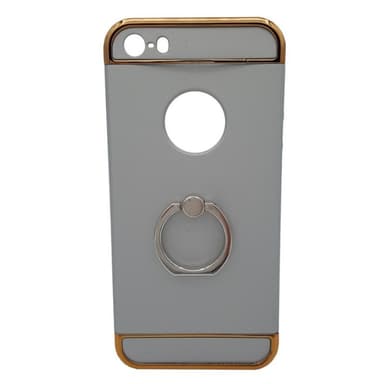 Ring deksel 3i1 Apple iPhone 5, 5S, 5SE  - Sølv