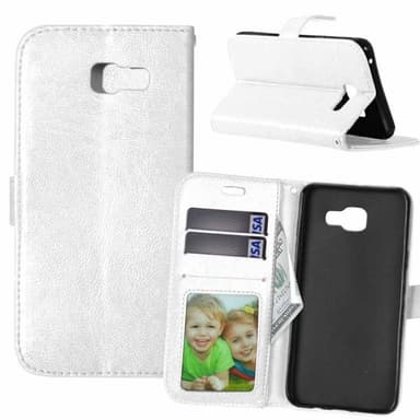 Lommebokdeksel 3-kort Samsung Galaxy Xcover 4 / 4s  - Hvit