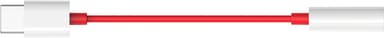 OnePlus Type-C til 3,5 mm adapter (rød/hvit)