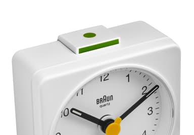 Braun klassisk analog vekkerklokke