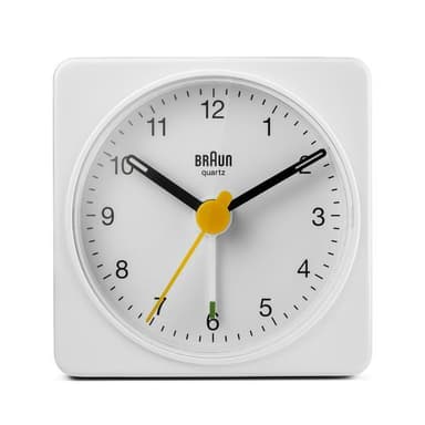 Braun klassisk analog vekkerklokke