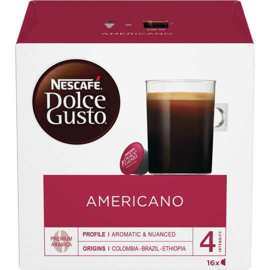 Nescafè Dolce Gusto kapsler - Caffè Americano