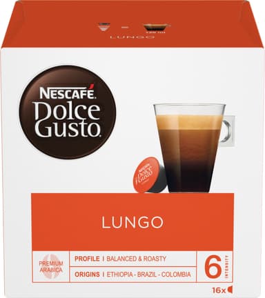 Nescafè Dolce Gusto kapsler - Caffè Lungo