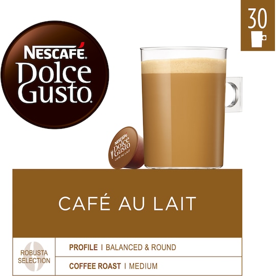 Nescafè Dolce Gusto kapsler - Café Au Lait