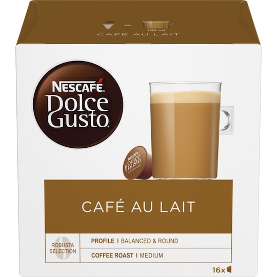 Nescafè Dolce Gusto kapsler - Cafe au Lait