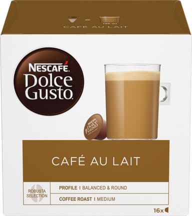 Nescafè Dolce Gusto kapsler - Cafe au Lait