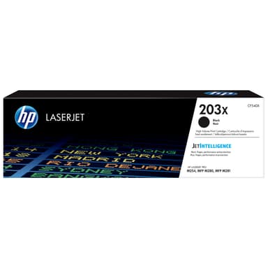 HP stor lasertoner 203X Original LaserJet Sort