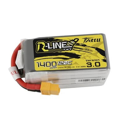 6s 1400mAh -120C - Gens Ace Tattu R-Line 3.0