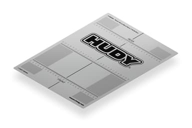 HUDY Pastic Set-Up Board Decal 282x386mm 1/10TC