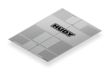 HUDY Pastic Set-Up Board Decal 399x545mm 1/8OR