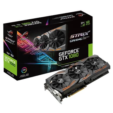 Asus ROG Strix GeForce GTX 1080 grafikkort (8 GB) - Elkjøp