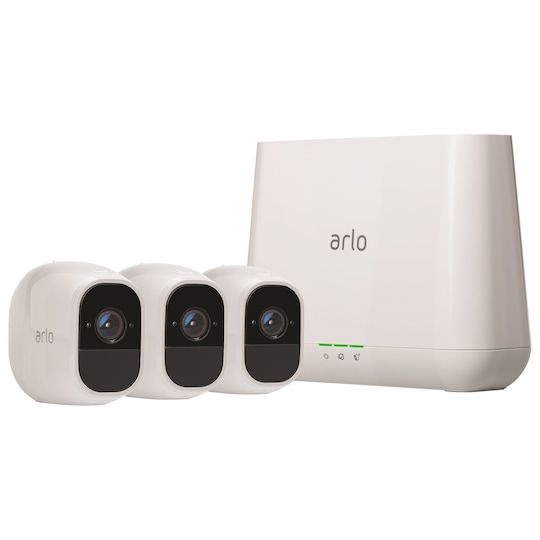 Arlo Pro 2 trådløst Full HD sikkerhetssett (3-pakning)