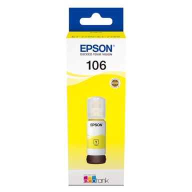 Epson blekkflaske 106 EcoTank Gul