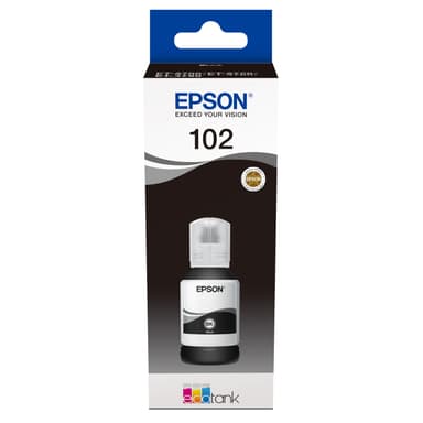 Epson blekkflaske 102 EcoTank Sort