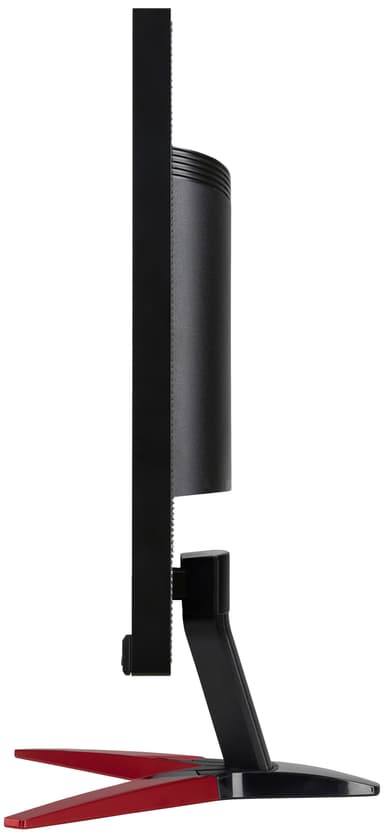 Acer KG251QF 24.5" gamingskjerm (sort/rød)