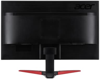 Acer KG251QD 24.5" gamingskjerm (sort/rød)