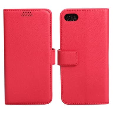 Lommebokdeksel 2-kort Asus Zenfone 4 Max (ZC554KL)  - RØD