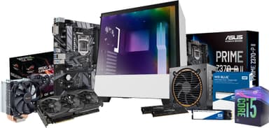Edge DIY stasjonær gaming-PC gjør-det-selv-sett (Intel/2070)