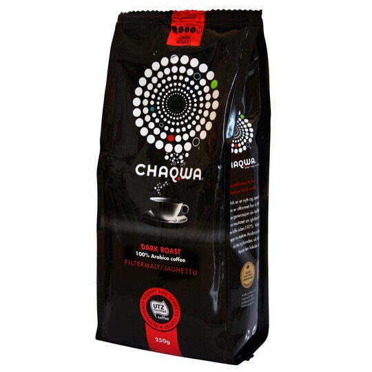 Chaqwa Dark Roast kvernet kaffe 471757