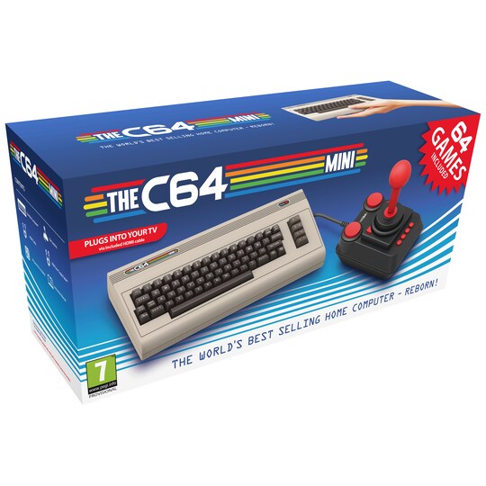 C64 - Commodore 64 Mini spillkonsoll