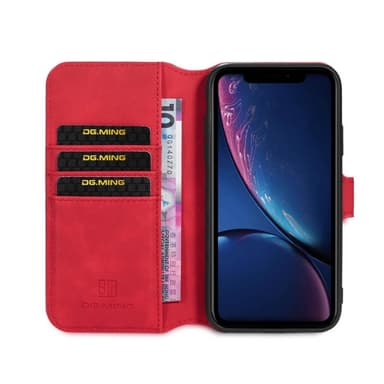 DG-Ming Lommebokdeksel 3-kort Apple iPhone 11 (6.1")  - RØD