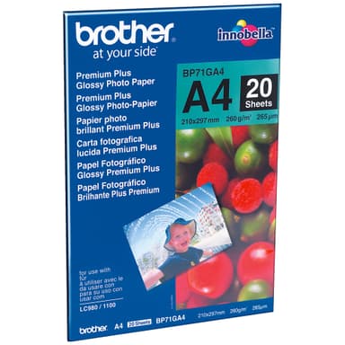 Brother glanset fotopapir BP71GA4