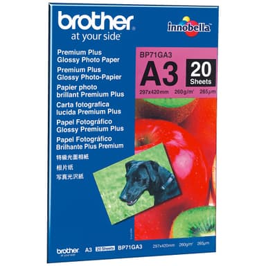 Brother BP71GA3 glanset fotopapir