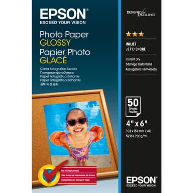 Epson fotopapir C13S042547 10x15 cm (glanset)
