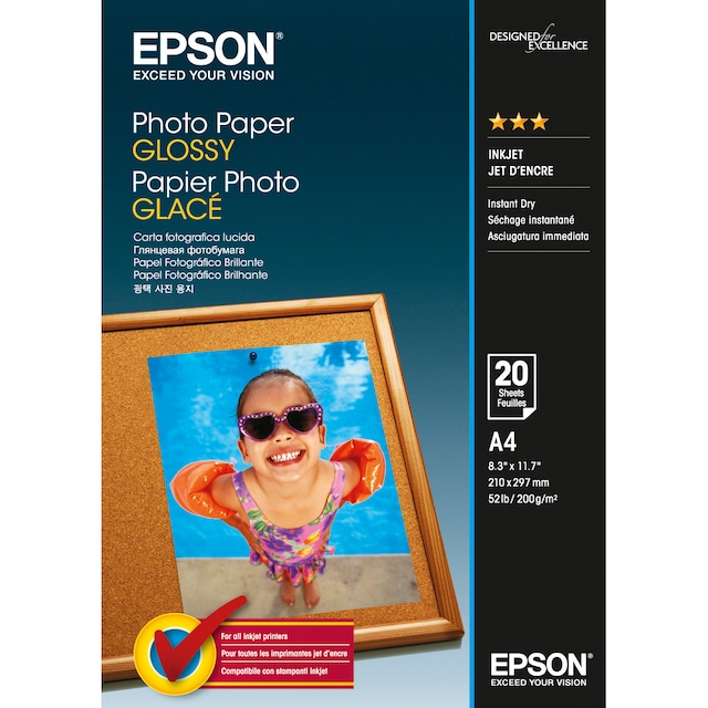 Epson C13S042538 A4 glanset fotopapir