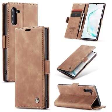 CaseMe Smart Magnet 2-kort Samsung Galaxy Note 10 (SM-N970F) - brun