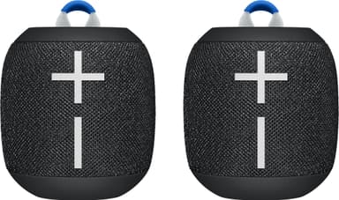 Ultimate Ears WONDERBOOM 2 bærbar trådløs høyttaler - 2-pakning (sort)