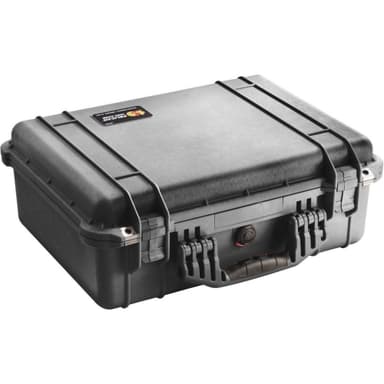 Pelicase 1520 med skum, sort