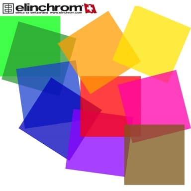 Elinchrom Fargefilter 21cm Sats 10 stk.