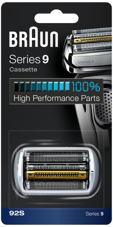 Braun Serie 9 kassett 92 S (sølv)