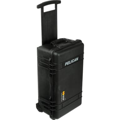 Pelicase 1510 med skum, sort