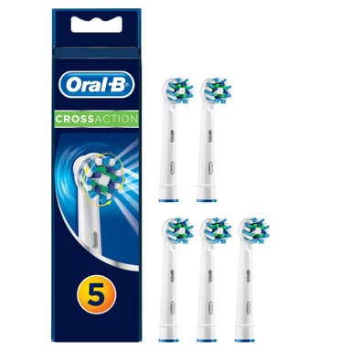 Oral B CrossAction tannbørstehoder, 5 stk