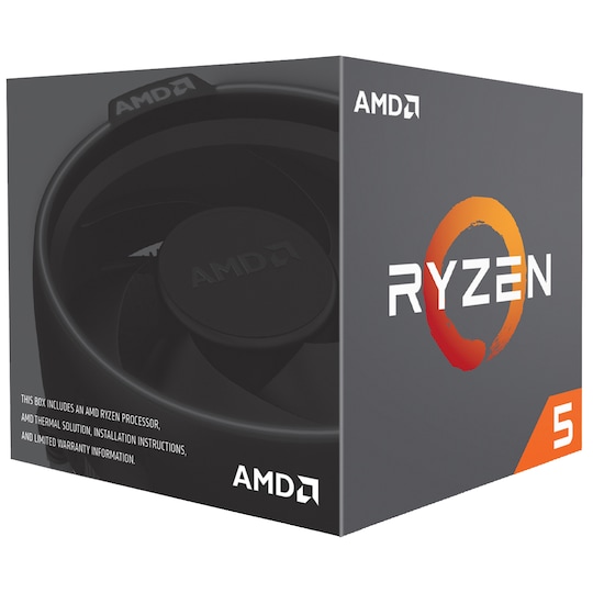 AMD Ryzen™ 5 2600 prosessor (eske)