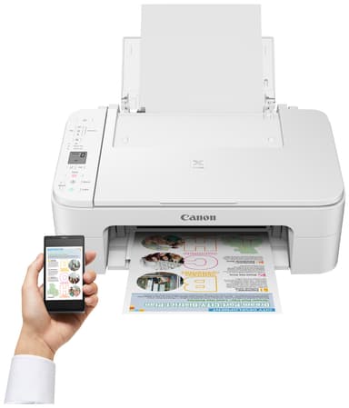 Canon Pixma TS3351 AIO inkjet-printer (hvit)