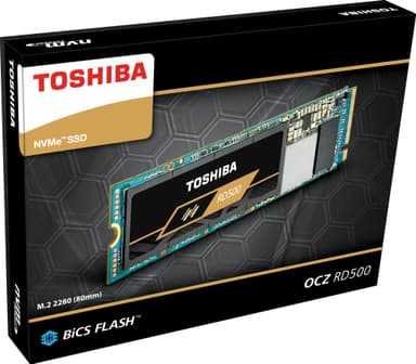 Toshiba RD500 M.2 PCIe NVMe intern SSD-disk, 500 GB